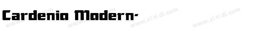 Cardenio Modern字体转换